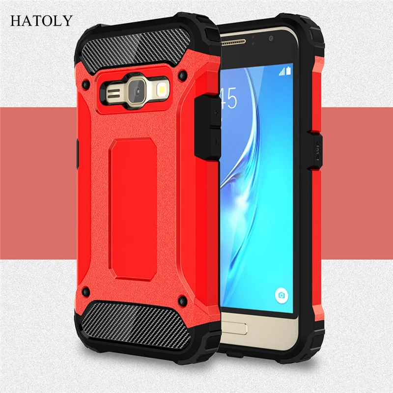 For Cover Samsung Galaxy J1 2016 Case Rubber Armor Hard Phone Case For Samsung Galaxy J1 2016 Cover For Samsung J1 2016 J120F <