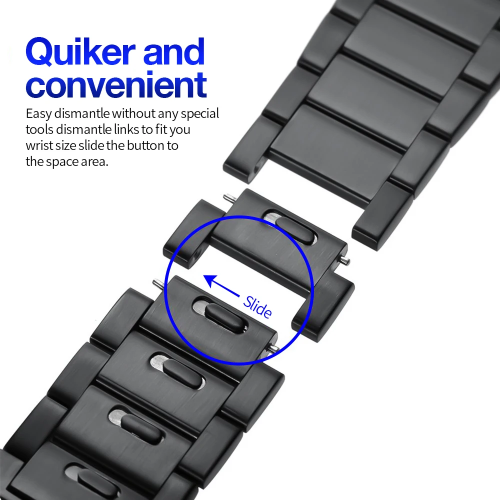HOCO брендовый ремешок из нержавеющей стали для Apple Watch 42 мм 38 мм Сменный ремень серии 3 серии 2 серии 1 разъем для браслета