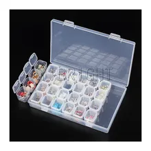 Boîte de rangement mosaïque 17*11CM | Pour outil de peinture au diamant, boîtes de rangement, outil de broderie au diamant en plastique pour accessoires carrés et ronds Y0