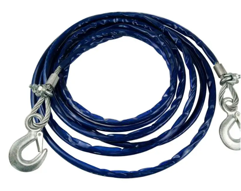 

Трос для прицепа, автомобиля, для бездорожья, автомобиля, мощный спасательный трос, автомобильный трактор с ремень для прицепа 5 т/4 м, 6 т/6 м