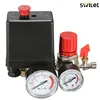 Air Compressor Pressure Valve Switch Manifold Relief Regulator Gauges 7.25-125 PSI 240V 15A Popular ► Photo 1/6
