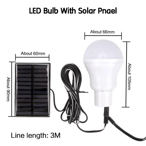 Solar Rechargeable LED Solar light Bulb Outdoor Garden lamp PIR Motion Sensor Night Security Wall light Waterproof IP65 white - Испускаемый цвет: BULB with solar pane
