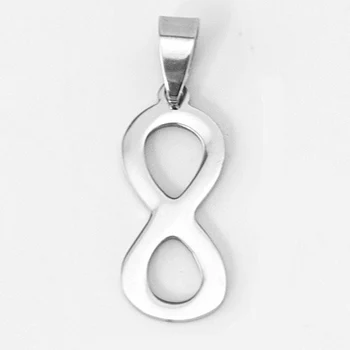 

Infinite Stainless Steel Tiny Brick Pendants Military ID Dog Tag Print for Necklace Both Sides Mirror Polish Wholesale 50pcs
