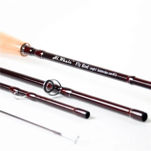 Hi.Whale New carbon fly fishing rod 2.7 meters 4 section line wt 5