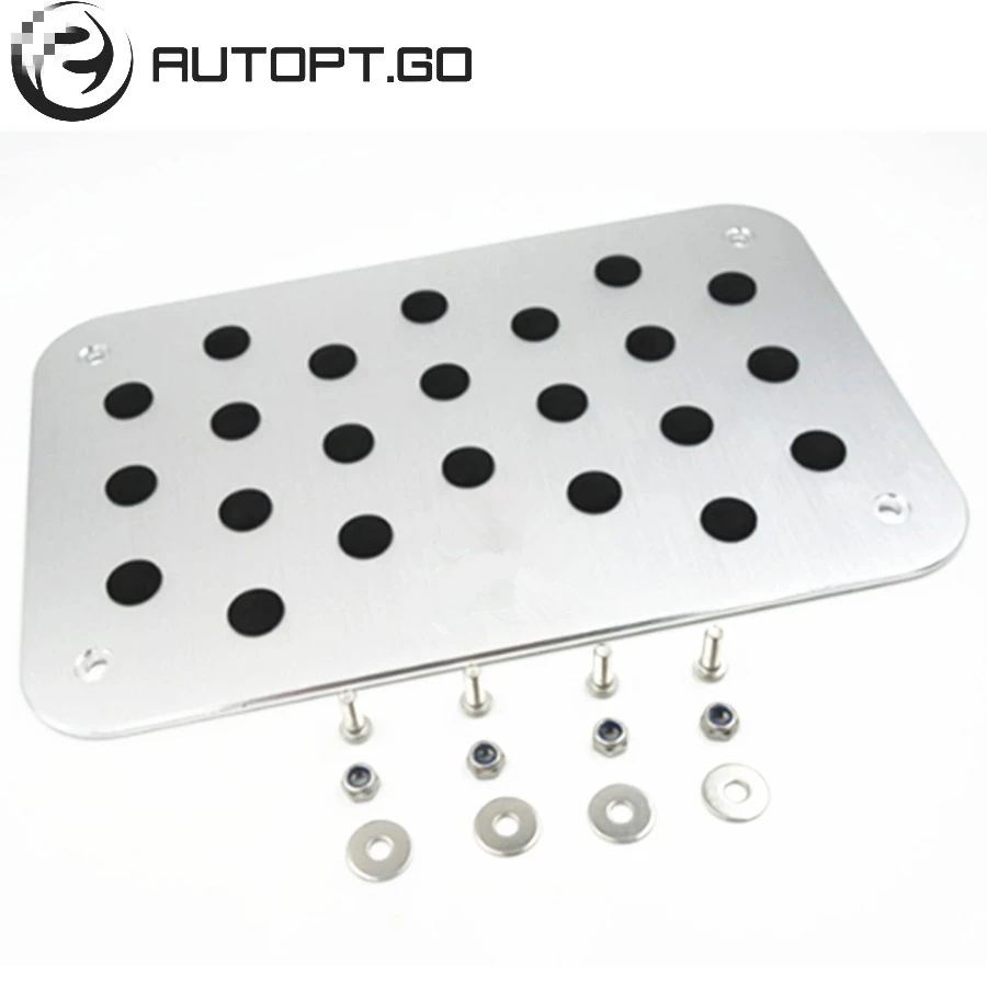 

Universal Aluminium Antiskid Foot Floor Carpet Mats Pads Pedal With Bolts For All Suzuki Car Models Foot Pedal Floor