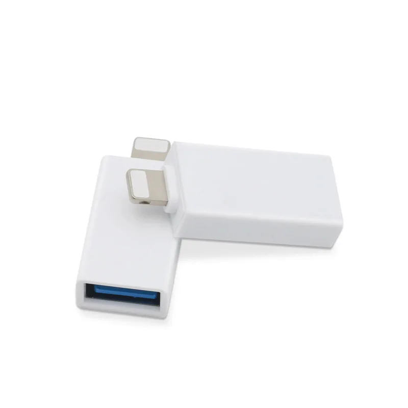 5 шт./лот OTG адаптер для Iphone lightning к USB светодиодный зарядки передачи данных iPhone 8 7 6
