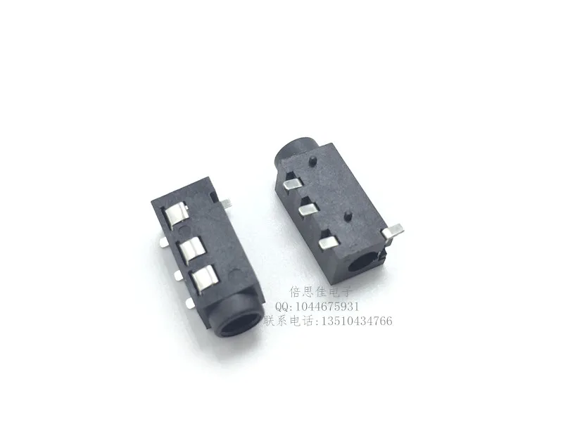 50pcs/Earphone socket 3.5 Audio PJ-320D 4 Pin SMD Belt column Headset Female seat | Строительство и ремонт