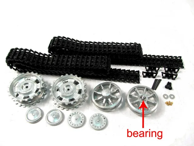 Best Offers Mato 1/16 HengLong Panzer III, Panzer III H, Stug III RC Tank Metal Tracks Sprockets Idler Wheels MT010