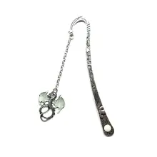 Винтажная металлическая Закладка Подвеска Птерозавр Красивая заколка солнце и луна звезды зерна двойной цвет на выбор