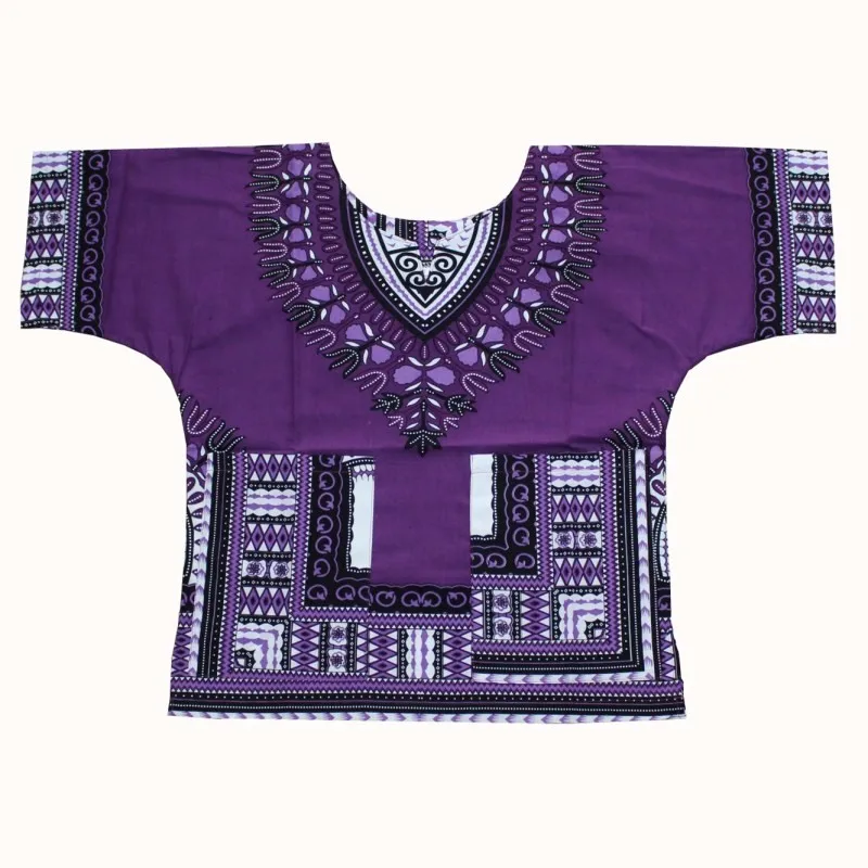 Wholesale Kids 2019 Child New Fashion Design Traditional African Clothing Print Dashiki T-shirt For Boys and Girls african attire