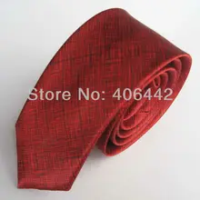 " полиэстер SLIM галстук красный Узкие галстуки Повседневное узкий галстук мода галстук, чтобы соответствовать рубашки