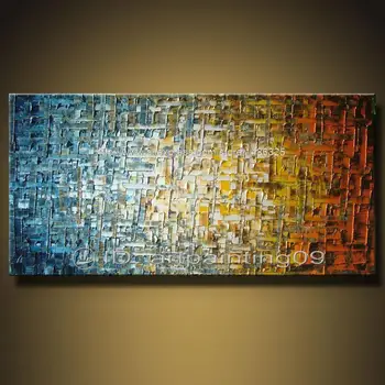 

modern abstract landscape palette knife art deco oil paintings Home Decoration Living Room Wall Pictures