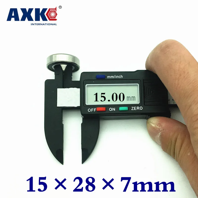 2019 реальные продажи стальной шарикоподшипник Axk 6902 2rs Abec 3 (10 шт.) 15x28x7 мм