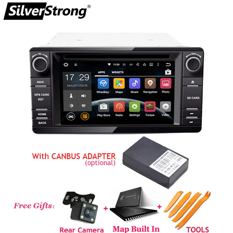 Silverstrong Android9.0 2Din радио автомобильный dvd-проигрыватель с GPS для MITSUBISHI OUTLANDER GPS для PAJERO Montero Тритон ASX 4G радио BT 4,0 - Цвет: Outlander and CANBUS