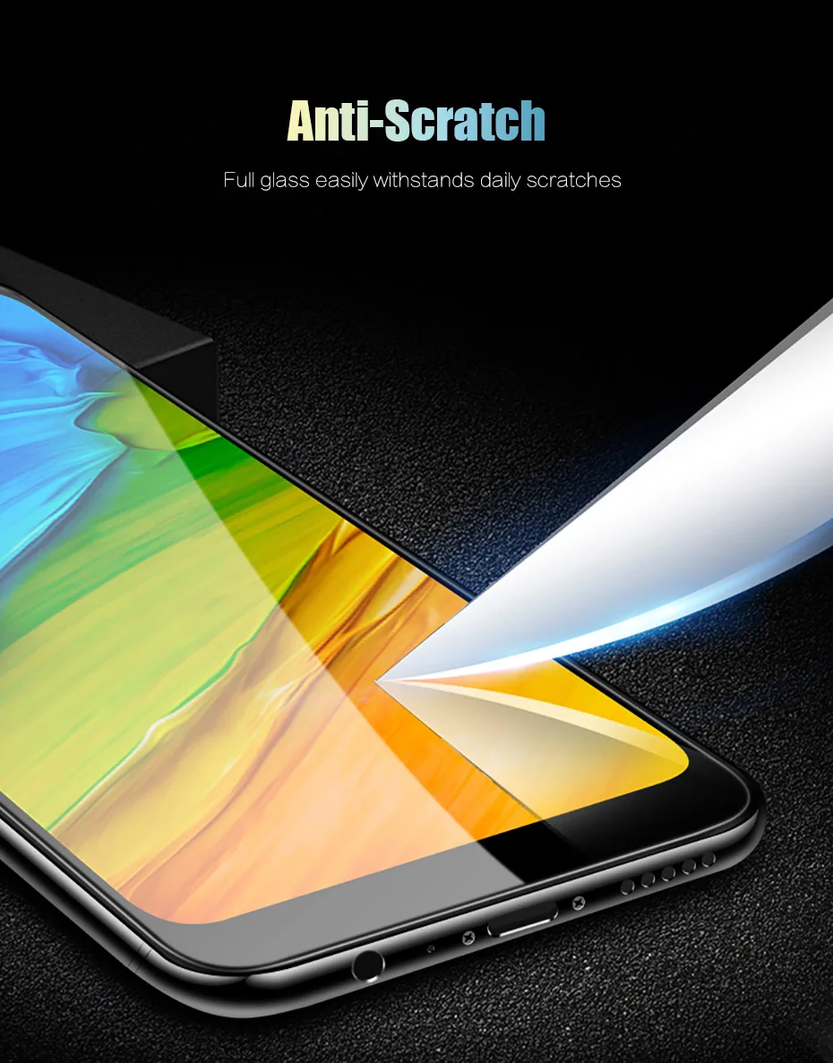 Mousemi Protective Glass For Xiaomi Redmi Note 5 Plus 5A Prime Pocophone F1 Screen Protectors 9D Glass For Xiaomi Redmi Note 5 (4)