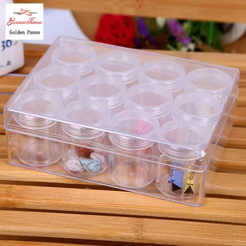 

Diamond mosaic storage 28 cell container 12 grid box avaliable diamond painting accessories Embroidery Rhinestone Organizer tool