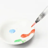 6 numbers Watercolor Brush pen Art Markers Water Tank Calligraphy Drawing Pen Beginner gift 2