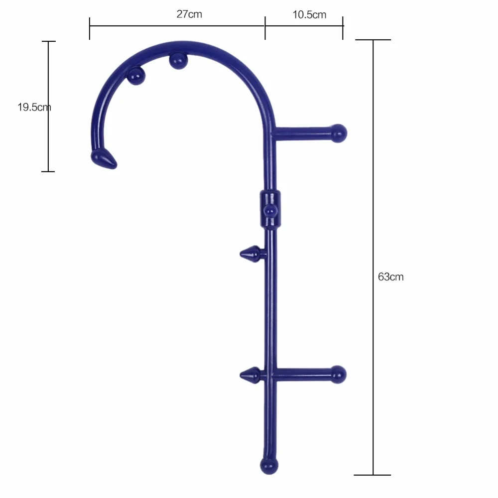 2 шт./компл. ТРИГГЕРНАЯ точка самостоятельно Массажная палка крюк Theracane мышц тела рельеф массажер для спины терапевтический инструмент