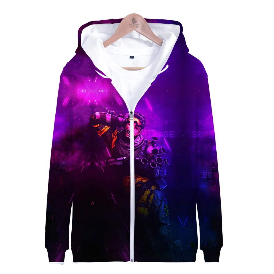 aikooki Men zipper Hoodies cotton Autumn Witcher 3D Fashion Hoodies Sweatshirt Regular Sweatshirt Hoodies Anime Clothing Plus