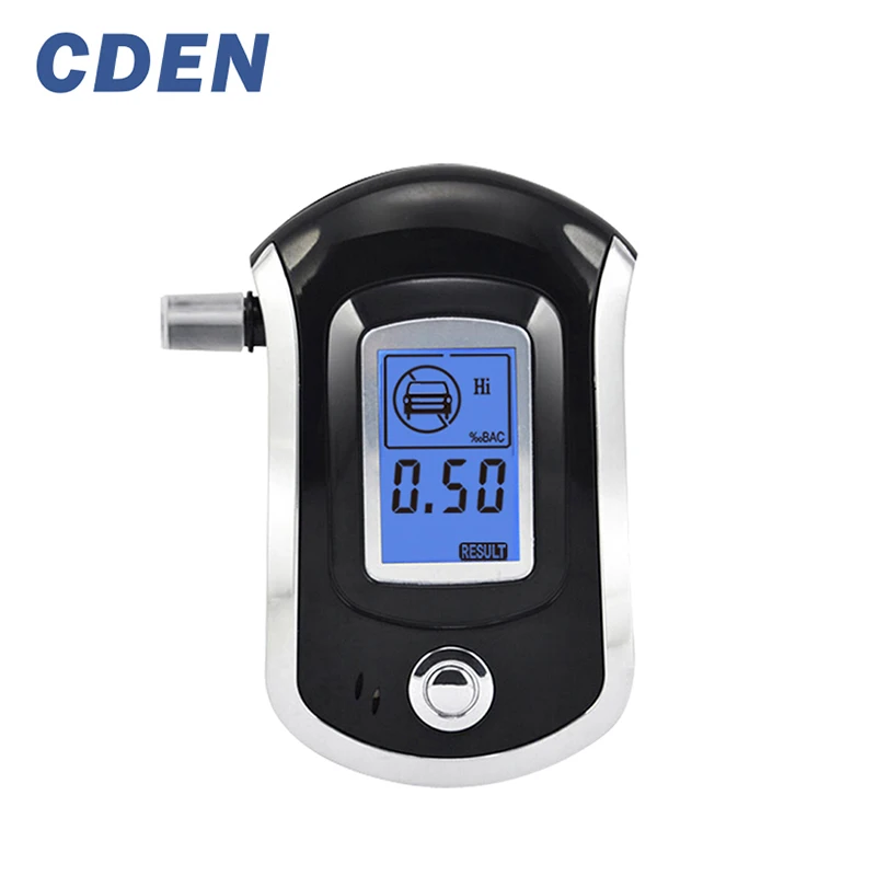 CDEN المهنية جهاز اختبار شرب الكحوليات الشرطة الرقمية السائقين التنفس استجابة سريعة الكحول LCD ل سكران سكران اختبار