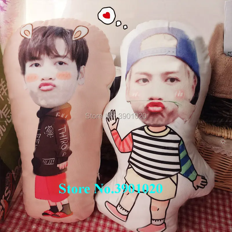 

Bangtan Boys Kpop GOT7 Jungkook Jackson soft pillow within inner Customize Pillow birthday gift