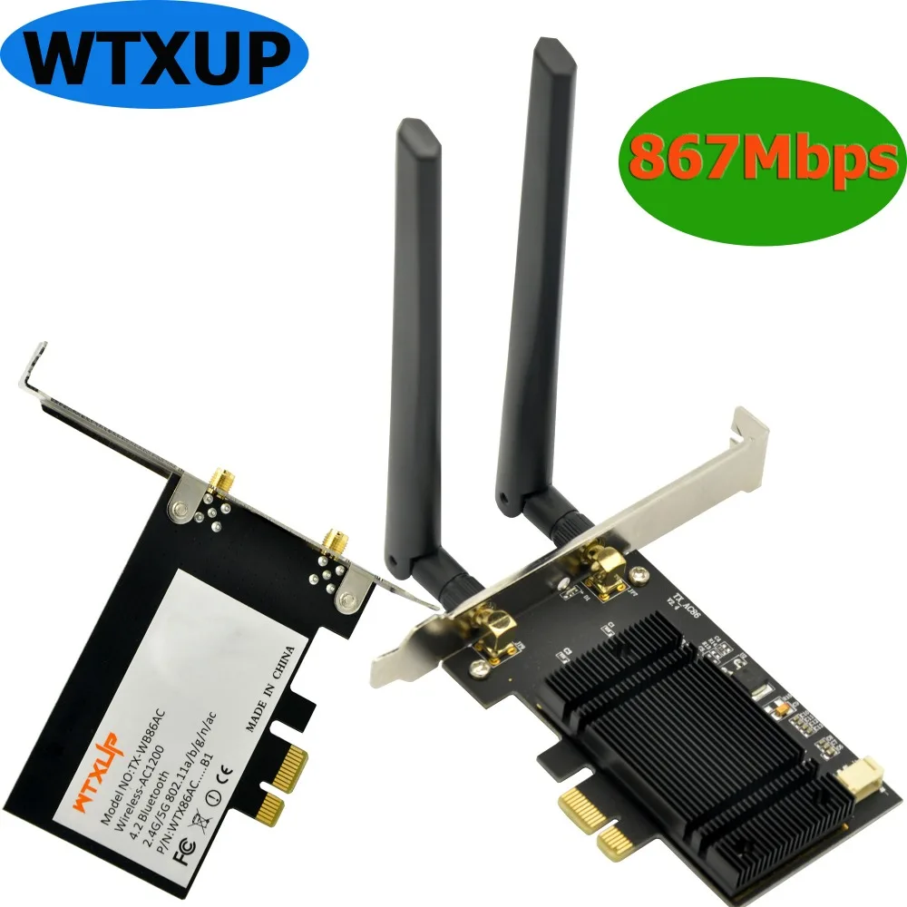 WTXUP 802.11ac 1200Mbps Wireless AC 8260 PCI Express PCi e Desktop WiFi