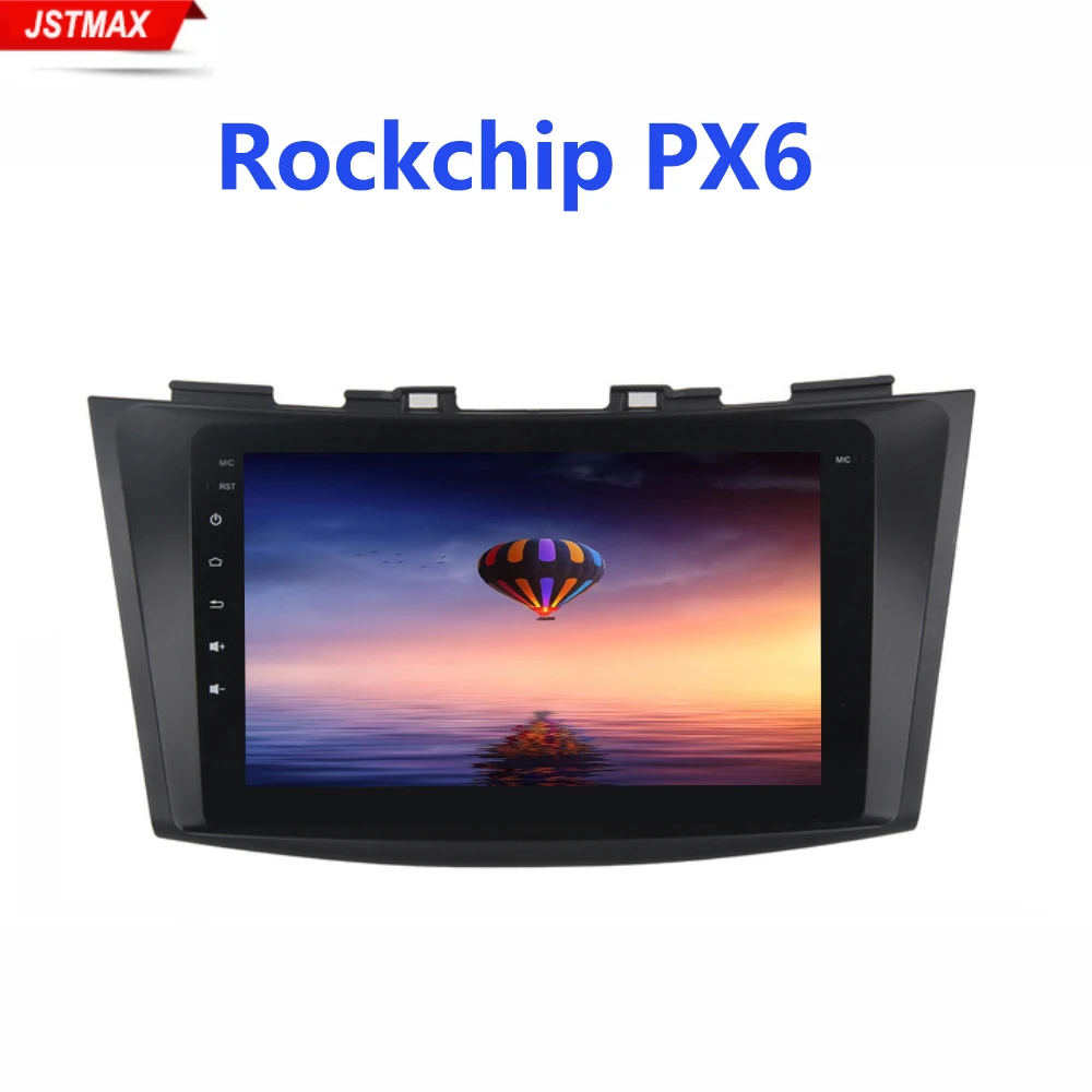 Автомобильная Мультимедийная система IPS 8 дюймов Android 9 0 PX6 4 Гб + 64 ГБ для Suzuki Swift 2011