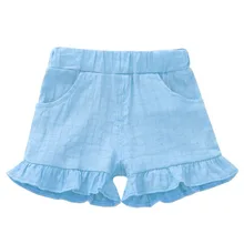 Летние шорты для малышей; хлопковые свободные шорты с рисунками животных; повседневные шорты для малышей; штаны с рисунком