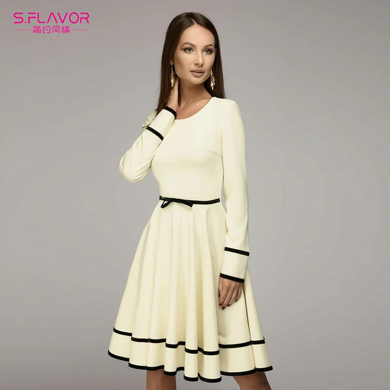 2018-Women-Spring-Long-Sleeve-Party-Dress-Vestidos-1
