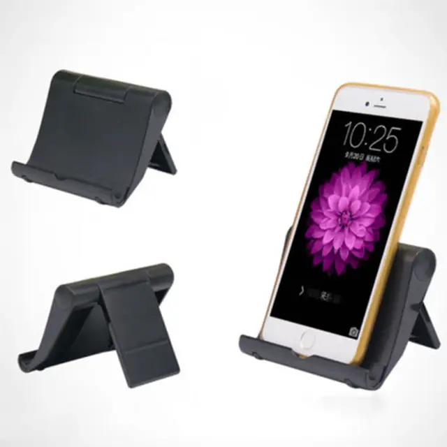 1PC Universal Folding Table Cell Phone Holder Desktop Plastic Stand for