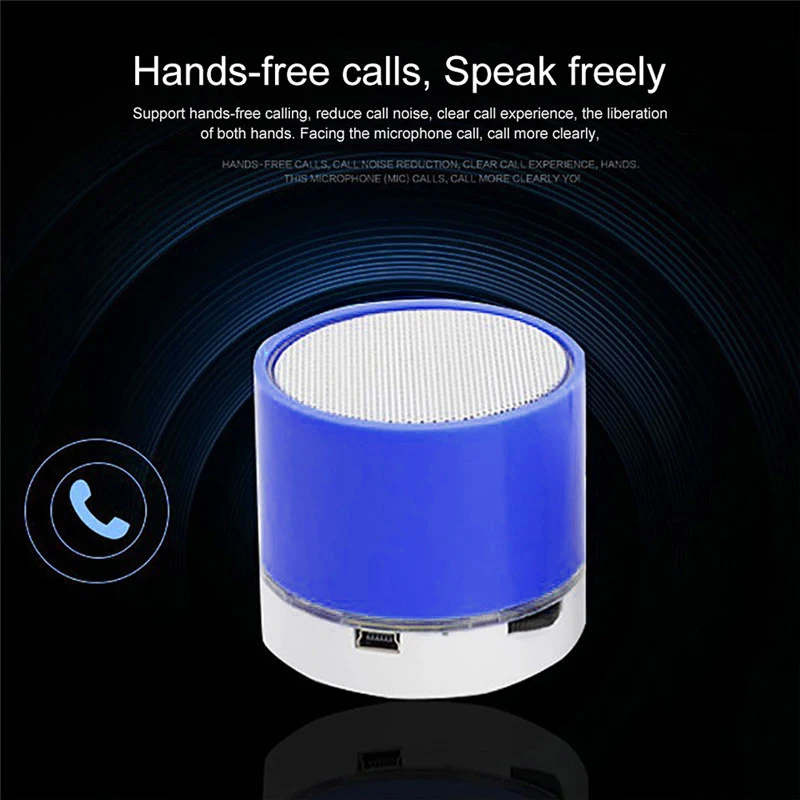 S10 Bluetooth Speaker U Disk TF Card DC 5V Universal