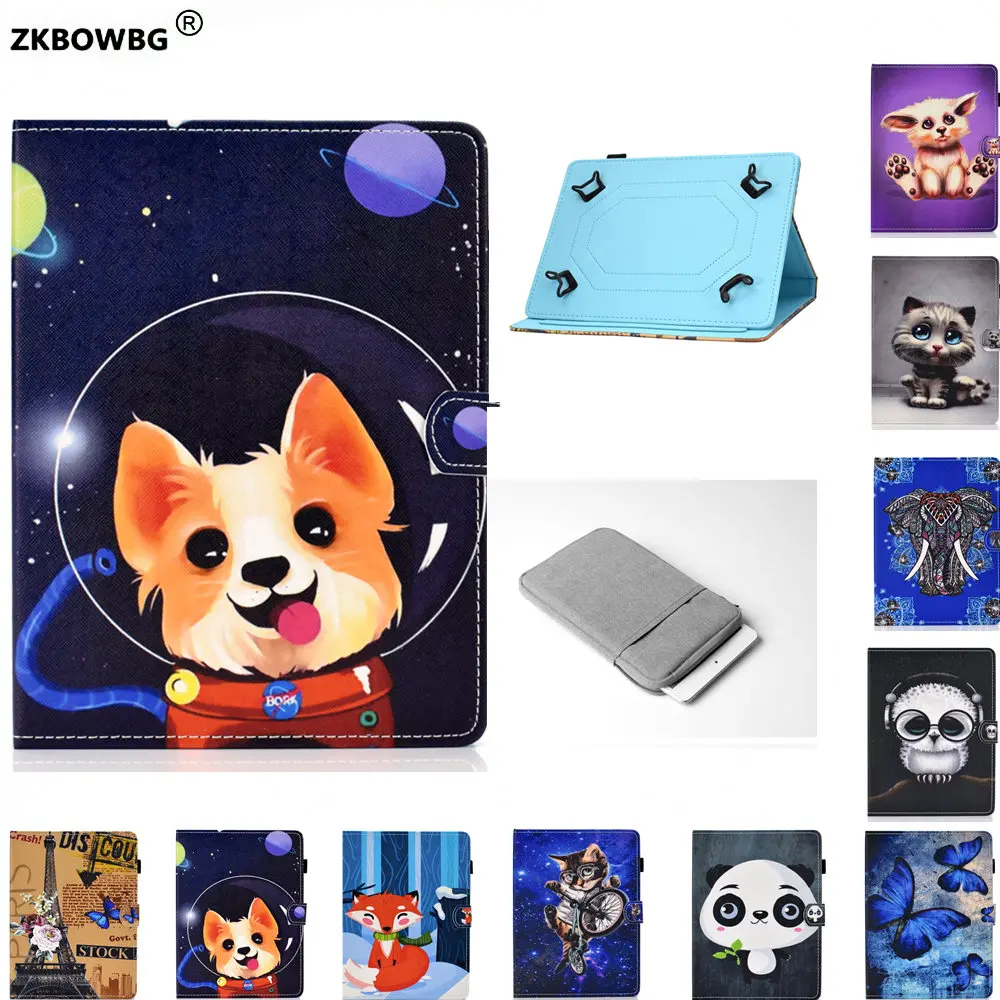 

Sleeve Universal Case 10.1 inch Tablet Cover For Lenovo Tab E10 TB-X104F P10 TB-X705L TB-X705F M10 TB-X605F TB-X605L Stand Cover