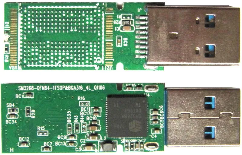 SM3268M UFD PCBA TSOP48 & BGA316 колодки 3268M USB3.0 флэш накопитель DIY Набор UDF SM326M AB QFN64 контроллер