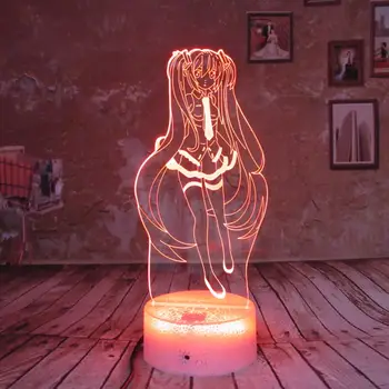 

Card Captor Sakura 3D Night Light Guitar 7 Colors Optical Illusion LED Light Home Decorations Produce Unique Lighting Effects