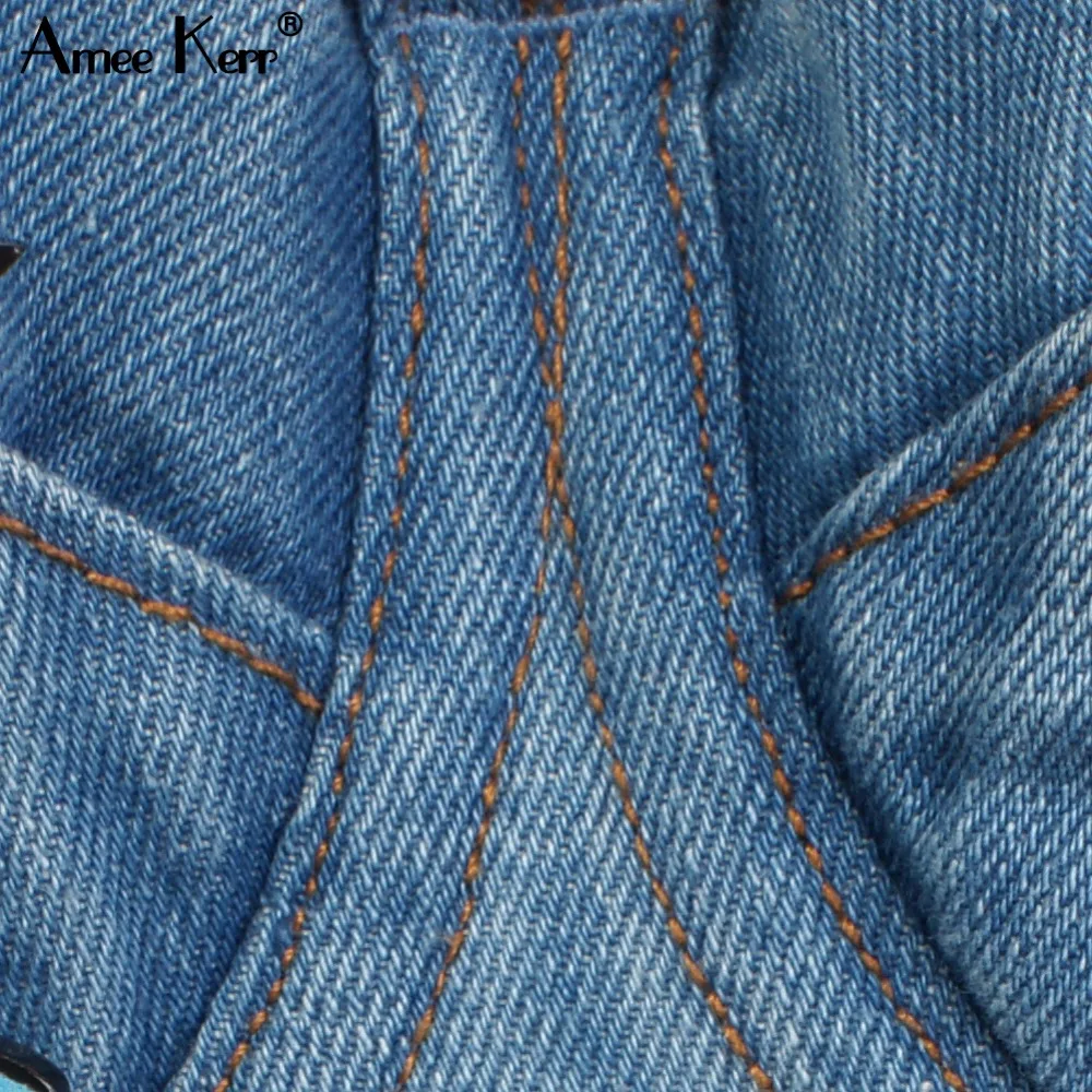 Amee Kerr джинсовый бюстье с мультяшным декором пуш ап укороченный топ женский жилет