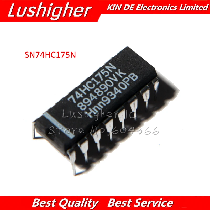 

10pcs SN74HC175N DIP16 74HC175 DIP-16 SN74HC175 74HC175N DIP Original