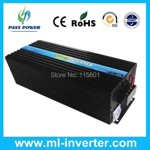 5000W DC 24V to AC 220V 230V 240V Pure Sine Wave Off Grid Solar Inverter with wireless remote | Обустройство дома