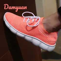 Damyuan/2019 г. Новая модная классическая обувь, мужская обувь, женская обувь для летней погоды, удобная дышащая обувь, повседневная легкая обувь