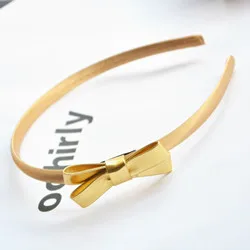 Cute-PU-Bow-Baby-Girls-Gold-Silver-Headband-Kids-Leather-Bowknot-Hair-Clip-Headwear-Newborn-Hairband