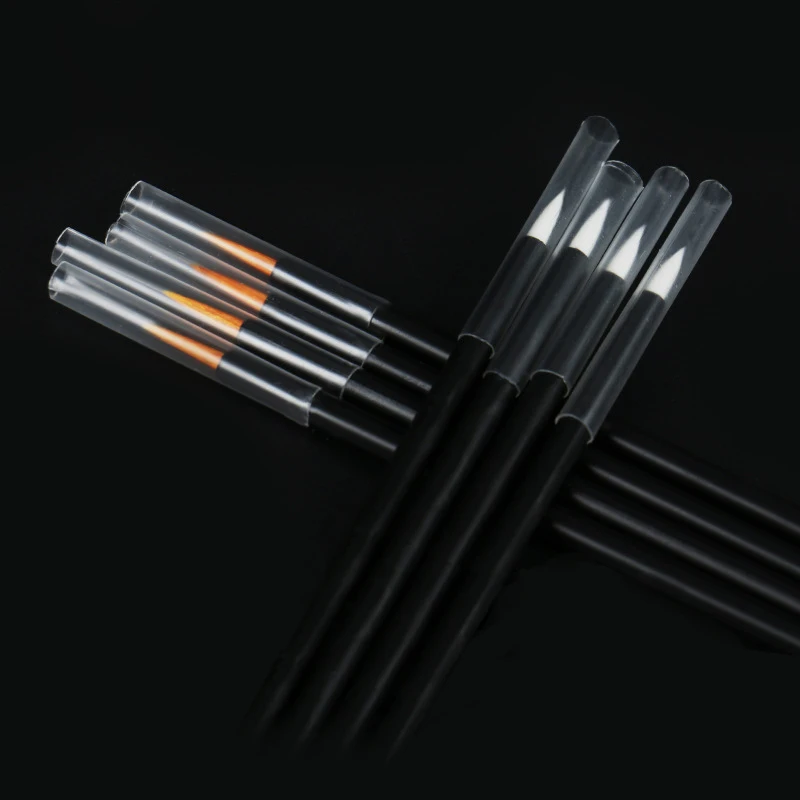 

50pcs/pack Disposable Eyeliner Brush Applicator Eyeliner Comb Makeup Brushes lndividual Line Removing Swab Micro
