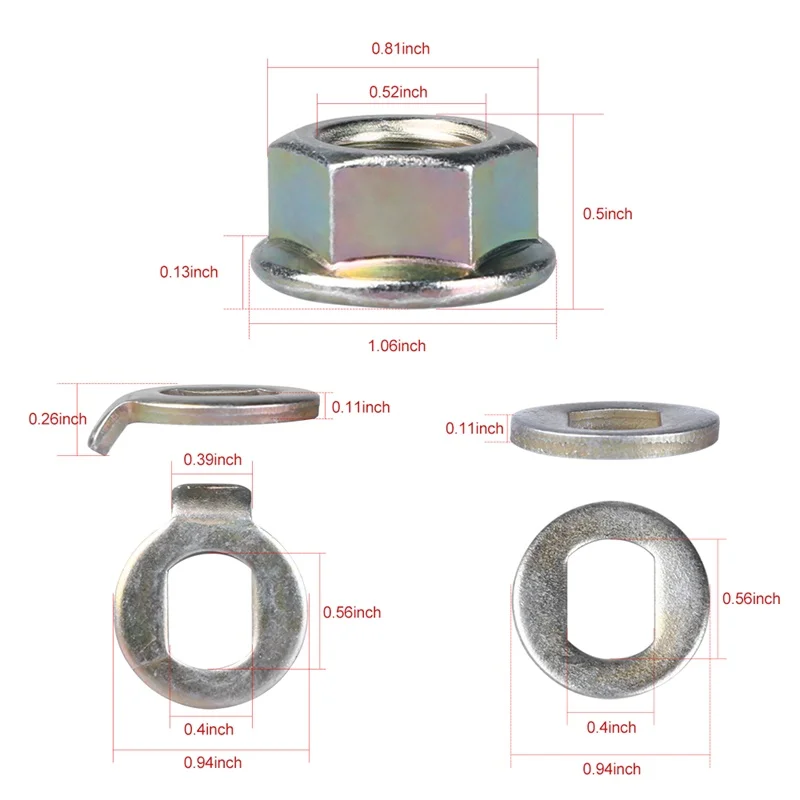 Flash Deal Brushless Rear Hub Motor Component Alxe 12mm Installation Lock Nut Electric Bike Engine Assembly Accessories 5