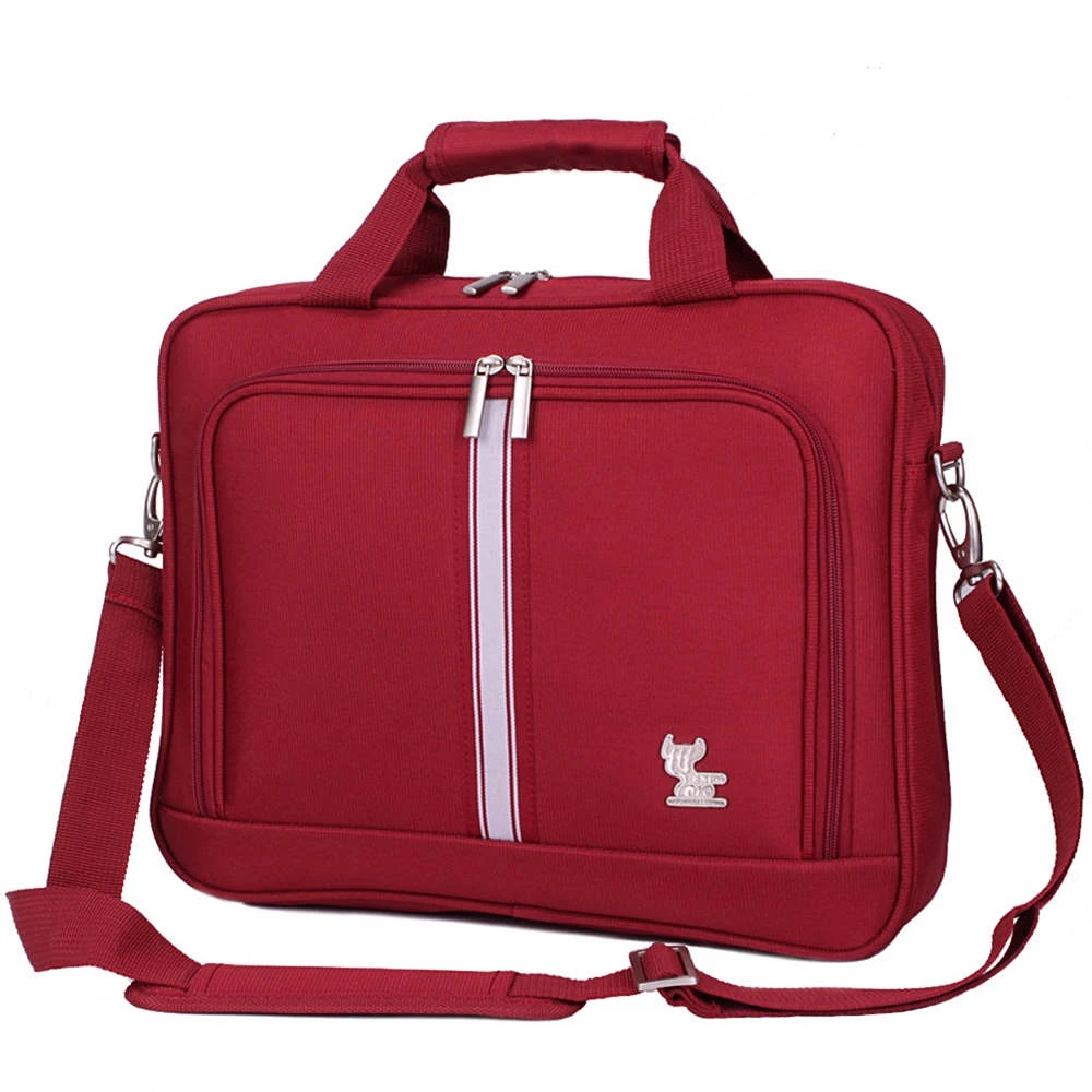 NEWCOM 14 дюймов Водонепроницаемый портфель для женщин девочек компьютер ноутбук сумка через плечо легкая сумочка прочный портативный красный