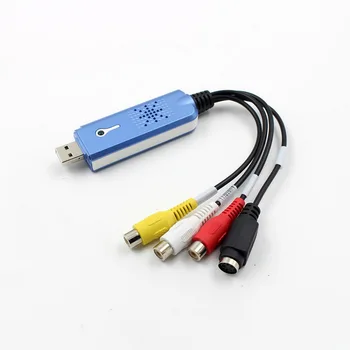 

dhl or fedex 100pcs USB 2.0 Converter Audio Video Grabber Capture Adapter for Win XP 7 8 10 NTSC PAL OC11 Dropship