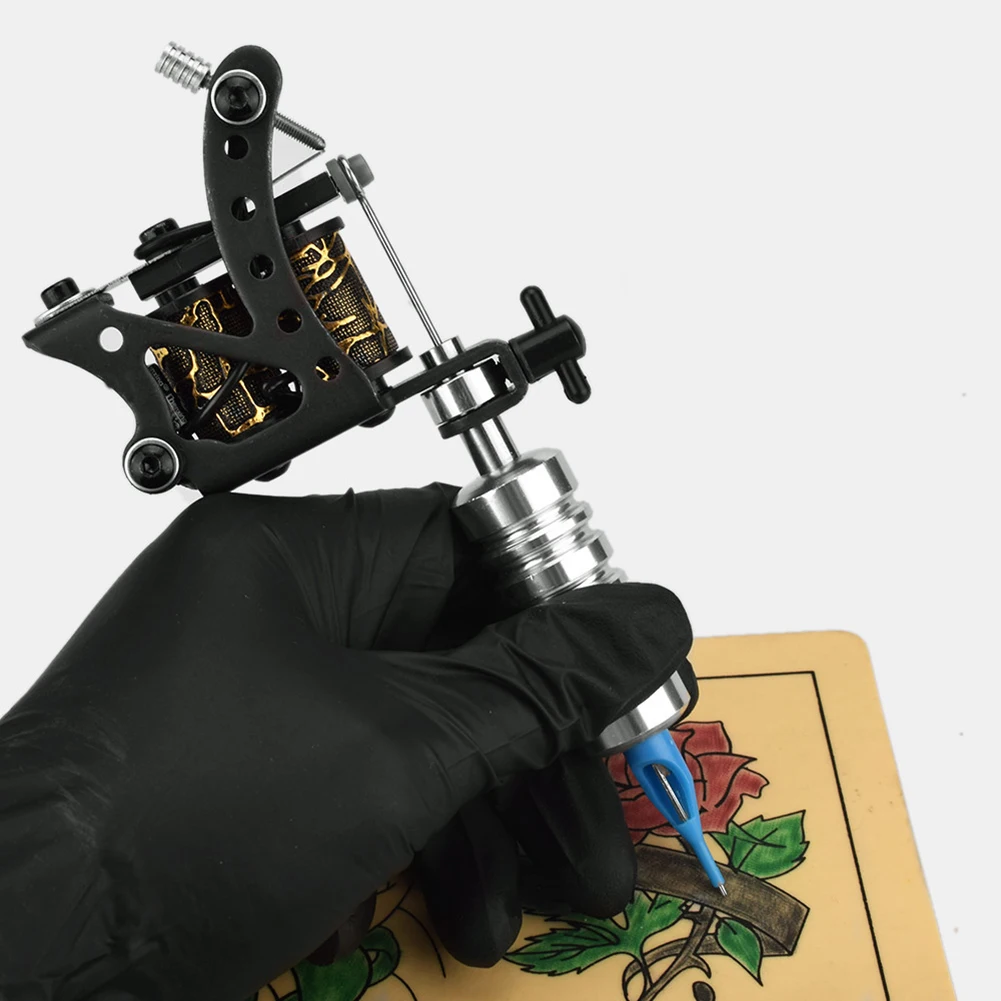 Tattoo Supplies Tattoo Pen 8 Warps Coils Tattoo Machine Rotary Motor Liner Shader Beginner Beauty Care Tool Color Iron