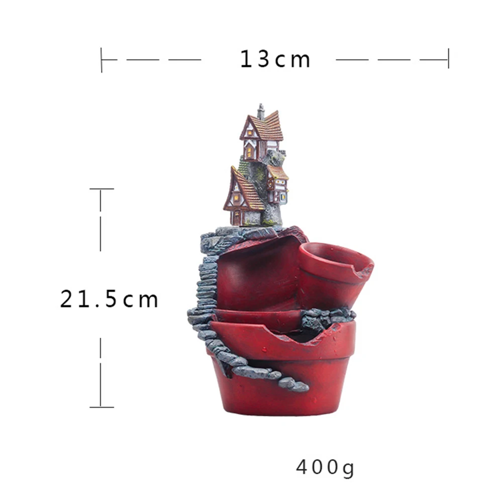 Цветочный горшок украшение офисного стола креативный домик-замок в форме сада горшок Бонсай завод цветочный горшок в форме цветка горшок