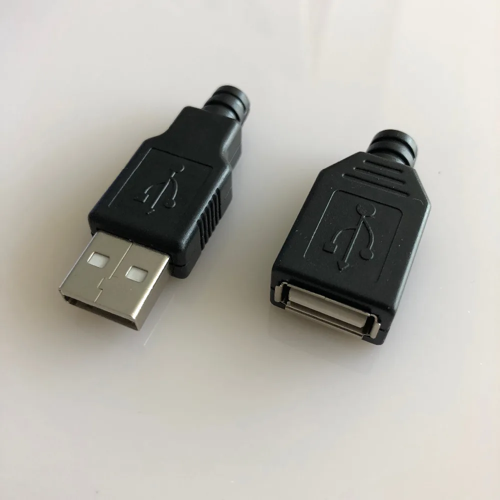 10 шт./лот YT2151 USB 2,0 мужской/женский разъем для сварки данных OTG разъем линии DIY аксессуары Прямая поставка