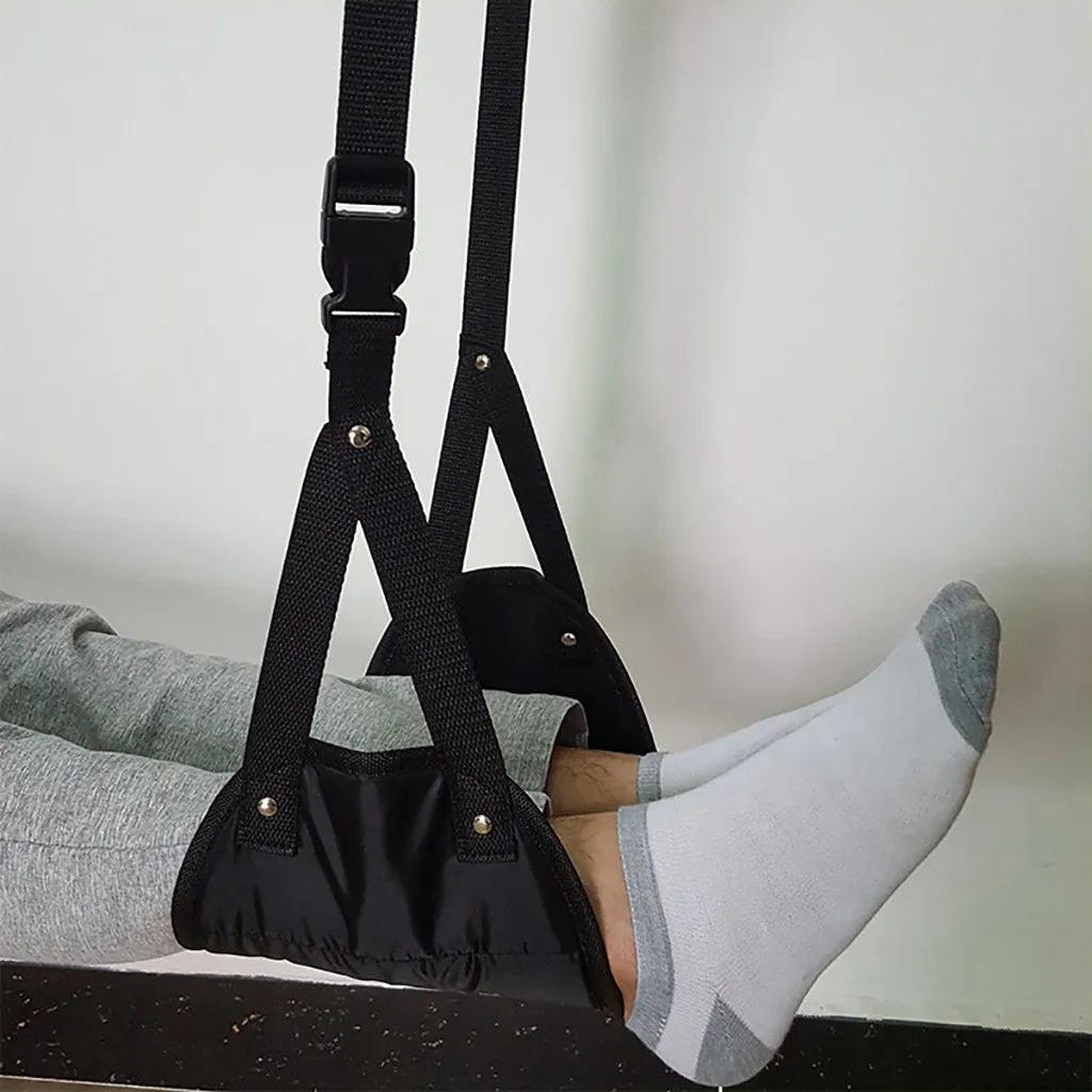 

Comfy Hanger Travel Airplane Footrest Hammock Made with Premium Memory Foam Foot Resting hammock for travel office2.89
