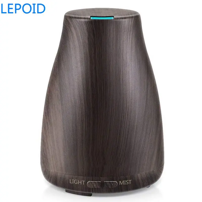 

LEPOID 100ml Air Diffuser Electric Aroma Essential Oil Diffuser Ultrasonic Air Humidifier Wood Mistmaker for home