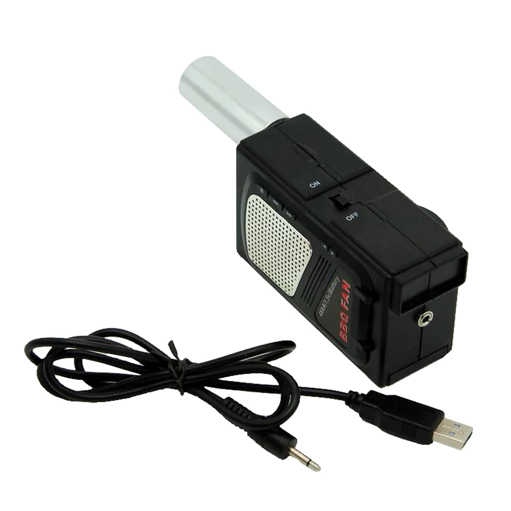 DC 5V портативный вентилятор для барбекю воздуходувка с USB кабелем наружного