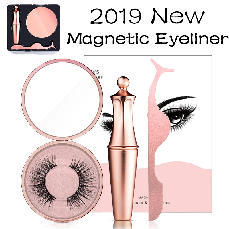 3 шт. Новинка Магнитная подводка для глаз с магнитной накладной eyelashe kit